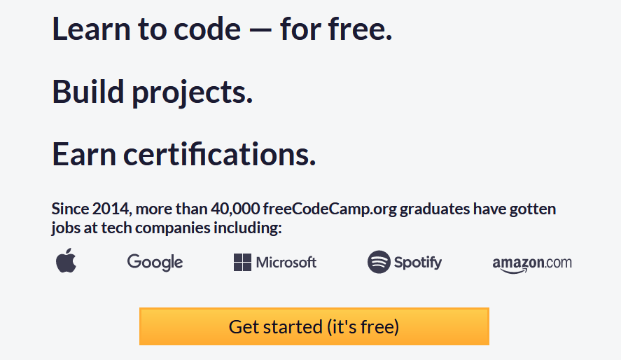 FreeCodeCamp - Coding Websites