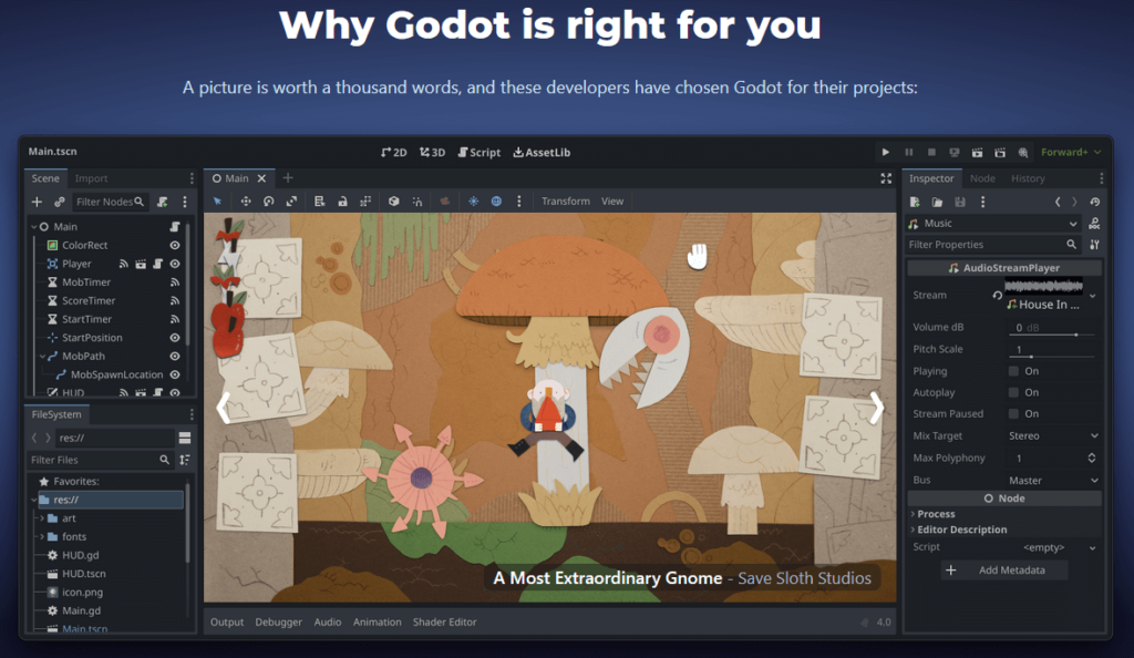 Godot - Best Game Engine of 2023